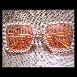 Pink Bling Sunglasses